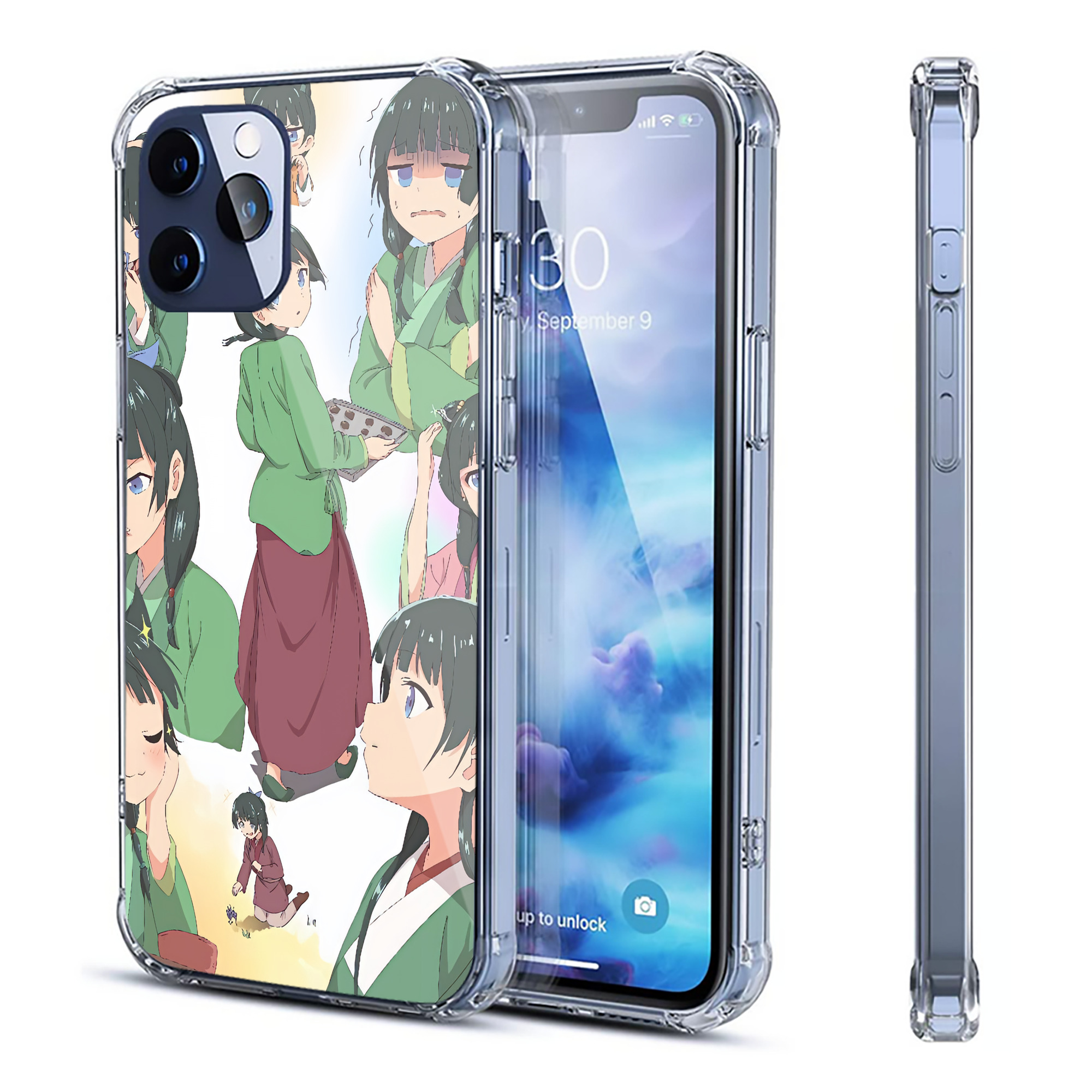 （画像用） 薬屋のひとりごと The Apothecary Diaries 【iPhone 12シリーズ対応】透明スマホケース（クリアソフトケース）